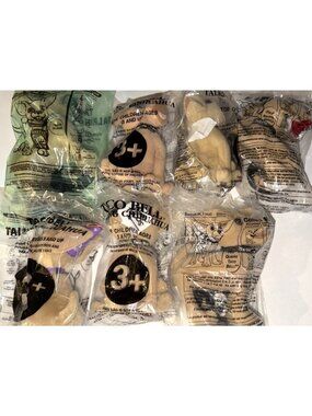 Taco Bell Talking Chihuahua Plush Toys NEW Sealed 1998 Applause Lot Of 7